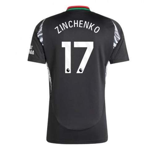 Arsenal Oleksandr Zinchenko #17 Gostujuci Dres 2024-25 Kratak Rukav